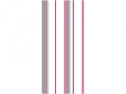 Панель ПВХ Лента розовая