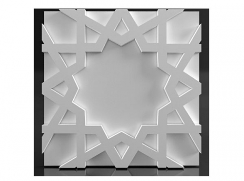 Панель 3D гипсовая East2