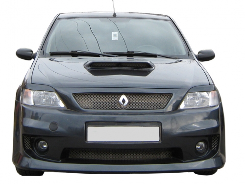 Реснички на фары Renault Logan Power DM