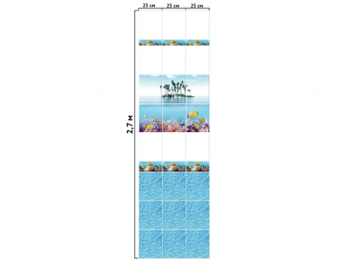 Панель ПВХ Novita Карибы (рисунок)