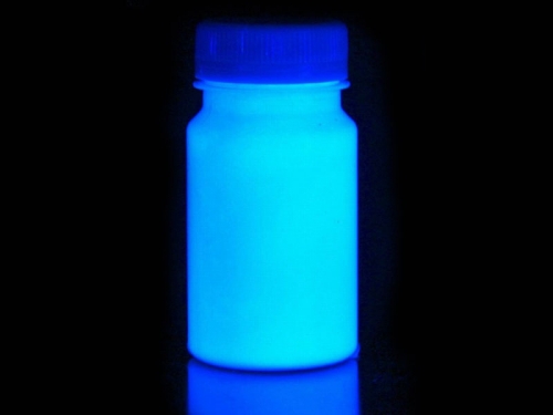 Краска люминесцентная для дисков голубая / голубая