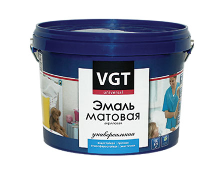 Эмаль ВД-АК 1179 Супербелая база А матовая