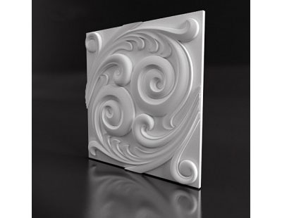 Панель 3D гипсовая Sea new