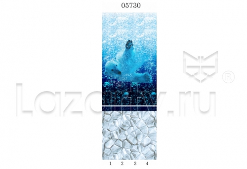 Панель ПВХ Панда Атлантика (рисунок 2)