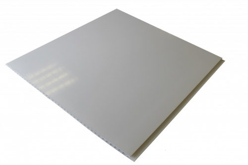 Панель ПВХ белая глянцевая 3000х375 мм