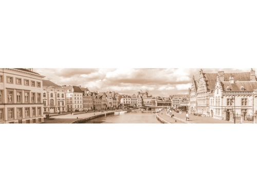 Фартук матовый МДФ Старый город 3