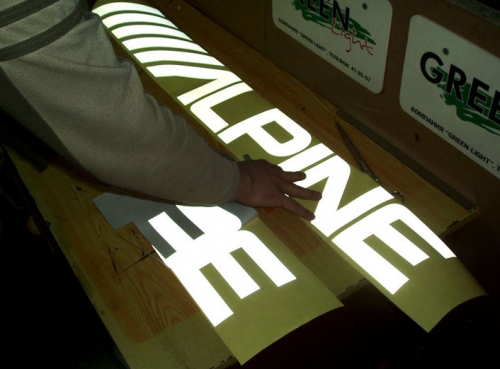 Флуоресцентная акриловая краска Acrylic Plastic