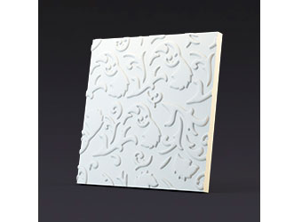 Панель 3D гипсовая Цветы