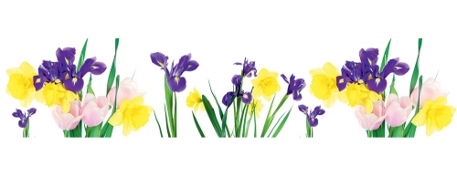 Фартук МДФ Весенний букет