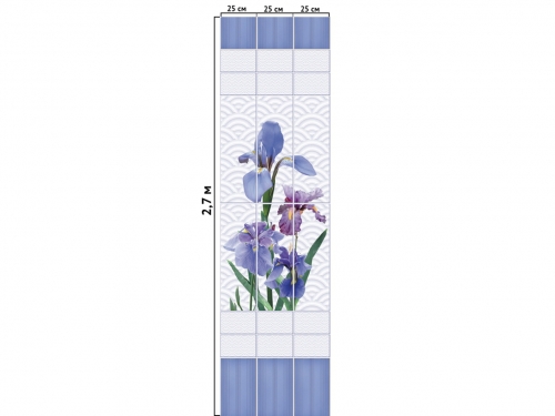 Панель ПВХ Novita Ирис (узор)