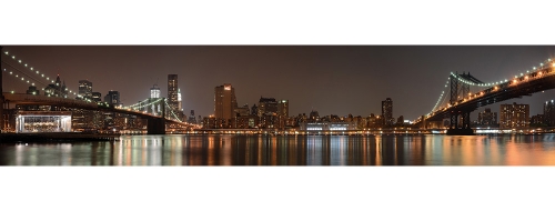 Фартук глянцевый МДФ Ночной город