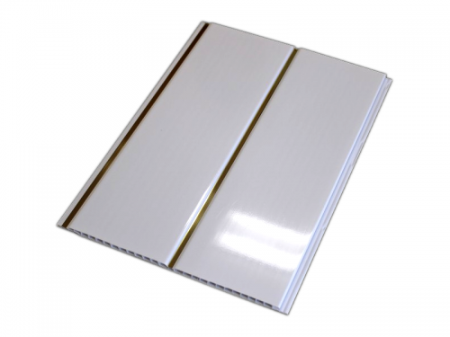 Панель ПВХ 2-х секционная (золото) 3,0х0,20