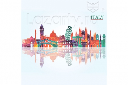 Защитное стекло Цвет Италии для кухни