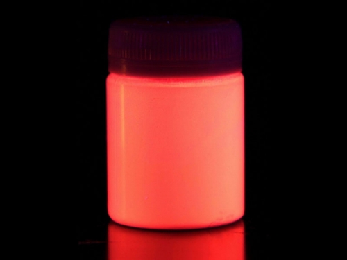 Светящаяся краска по ткани розовая / оранжевая