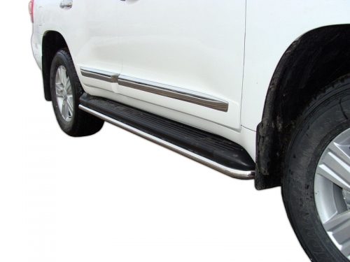 Защита порогов 42,4 мм Land Cruiser "15