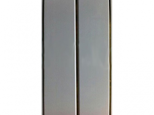 Двухсекционная панель с хромированной полосой Н1-6 Жемчужина Хром
