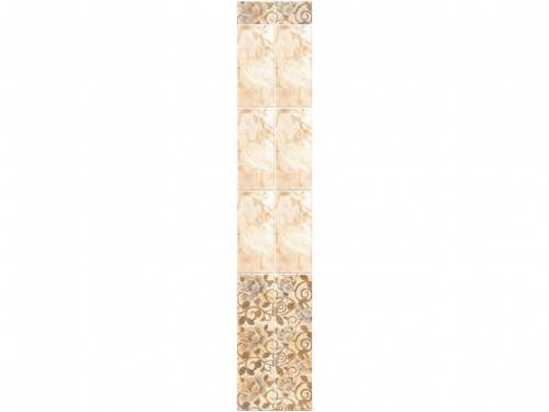 Панель ПВХ Мраморные цветы (добор)