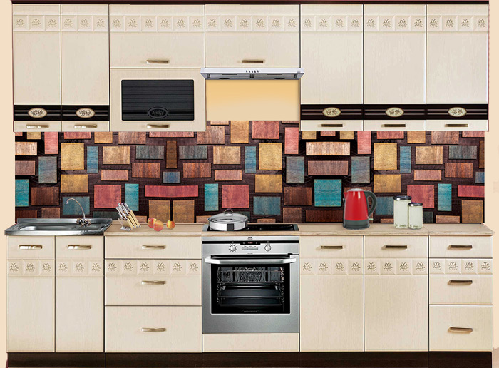 Фартук МДФ FM 34 в интерьере