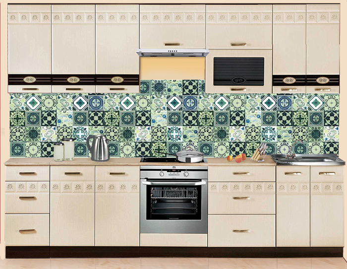 Фартук МДФ Плитка 7 в интерьере