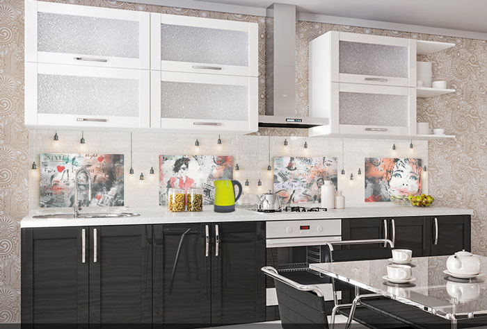 Фартук МДФ М 012 в интерьере