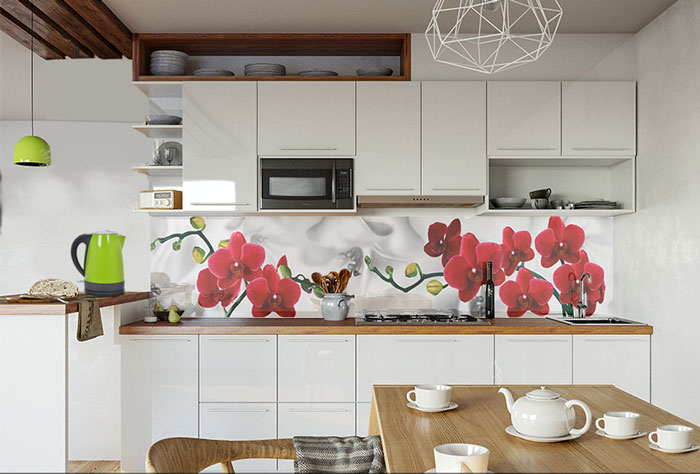 Фартук МДФ М 026 в интерьере