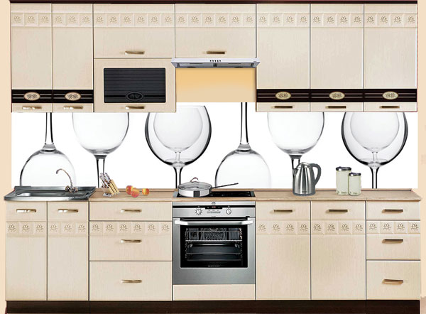 Фартук МДФ SP 166 в интерьере