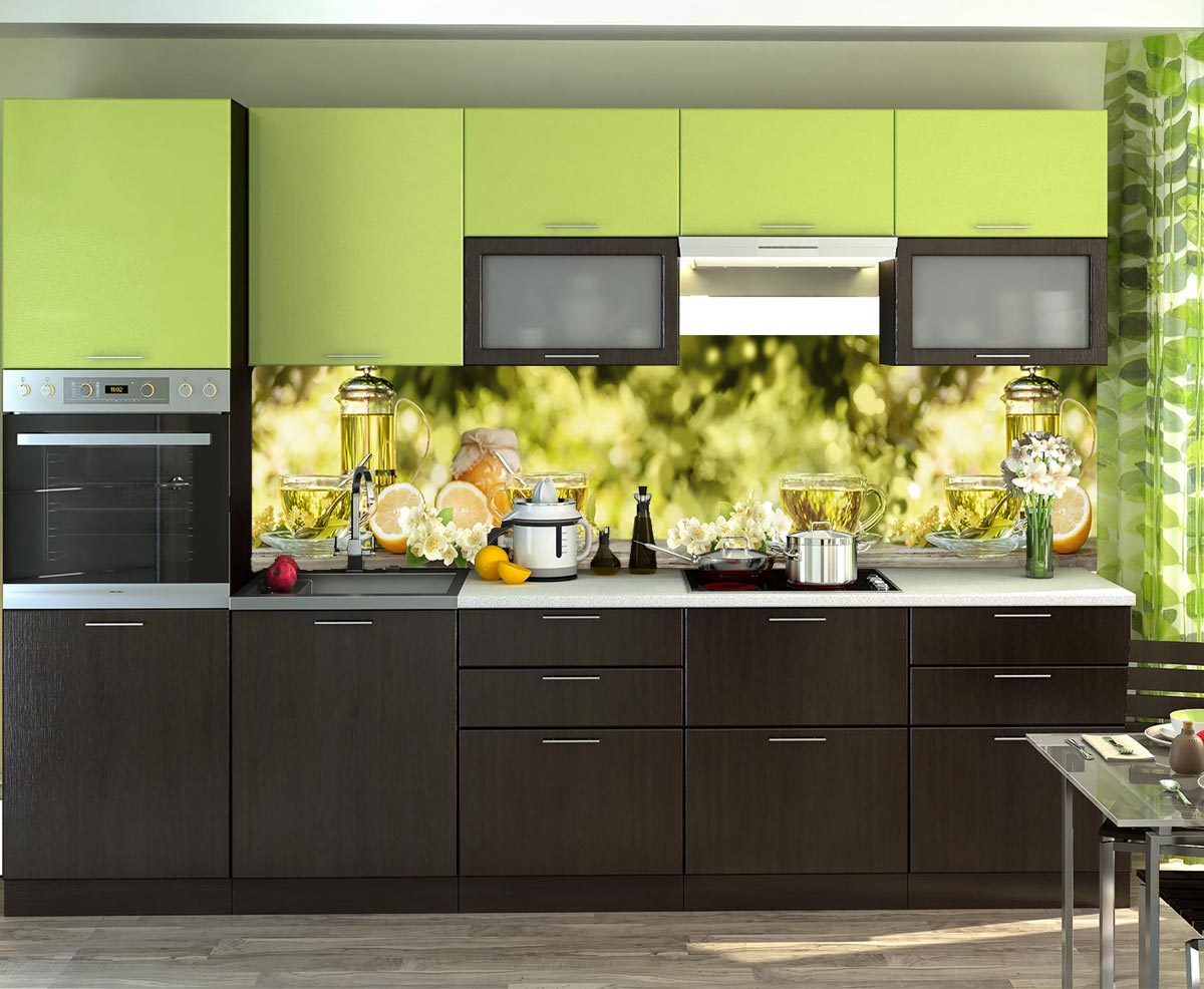 Фартук для кухни SP-204 в интерьере