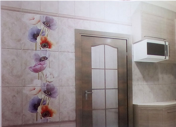 Панели ПВХ Юник Прованс Анемон в интерьере