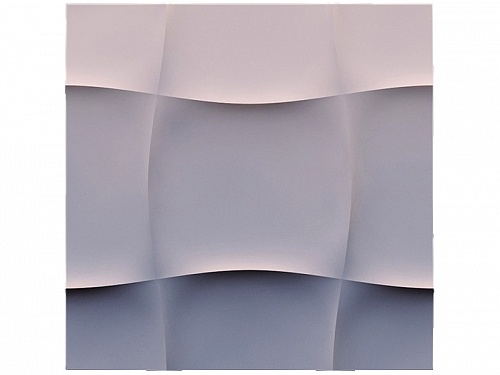 Панель 3D гипсовая Мягкий квадрат