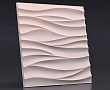 Панель 3D гипсовая Острые волны