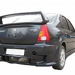 Бампер задний Power DM для Renault Logan 