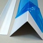 Уголок ПВХ белый пластиковый для откосов 3 м