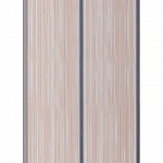 Двухсекционная панель с хромированной полосой Н1-9 Каскад бежевый