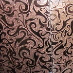 Плитка зеркальная квадратная бронзовая Алладин