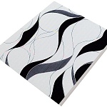 Панель ПВХ Вираж классик/ Черная волна