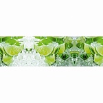 Фартук МДФ лайм и лед