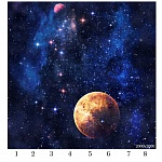 Потолочная панель ПВХ Панда Космос (рисунок 2)