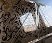 Плитка зеркальная квадратная бронзовая Алладин