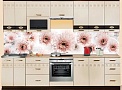 Фартук МДФ Хризантемы