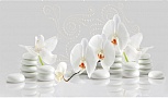 Панель ПВХ Novita Белая орхидея (мерц. добор)