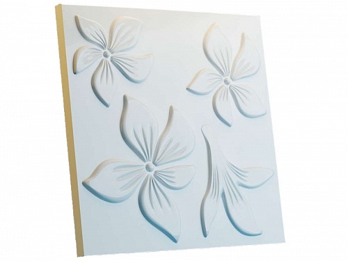 Панель 3D гипсовая Цветок