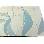 Панель ПВХ Вираж голубой/ Голубая волна