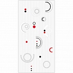 Панель ПВХ Радужные кольца