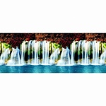 Фартук для кухни Водопад