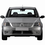 Бампер передний (без нерж.) Renault Logan