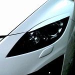 Реснички на фары Mazda 6 рестайлинг