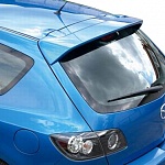 Спойлер на багажник Мазда 3 хэтчбэк