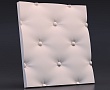 Панель 3D гипсовая Кожа капитоне