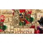 Фартук МДФ Карнавал с тиснением под дерево