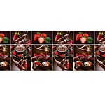 Фартук для кухни Клубника с шоколадом (фотопечать)